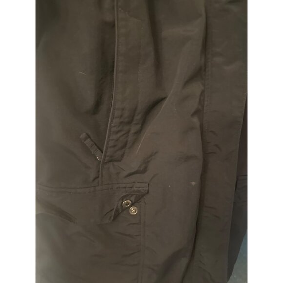 Lands End The Outfitters Black Long Hooded Coat M - Picture 2 of 5